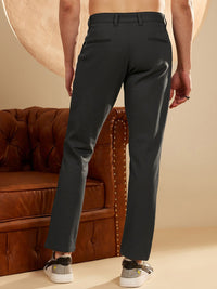 DENNISON Men Smart Tapered Fit Easy Wash 4-Way Lycra Trouser