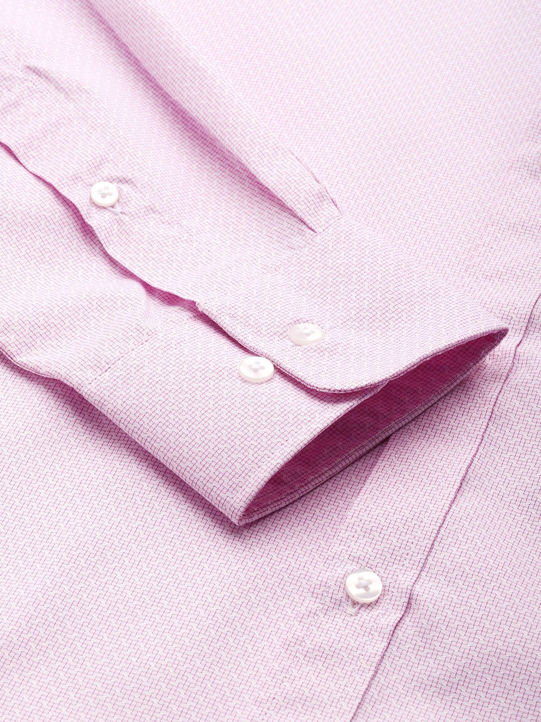 Park Avenue Slim Fit Self Designed Formal Shirt