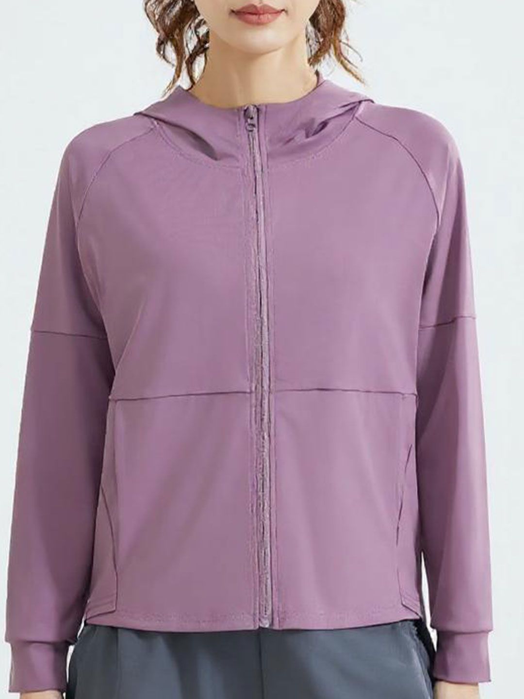 HRX by Hrithik Roshan Women Hooded Solid Sporty Jacket