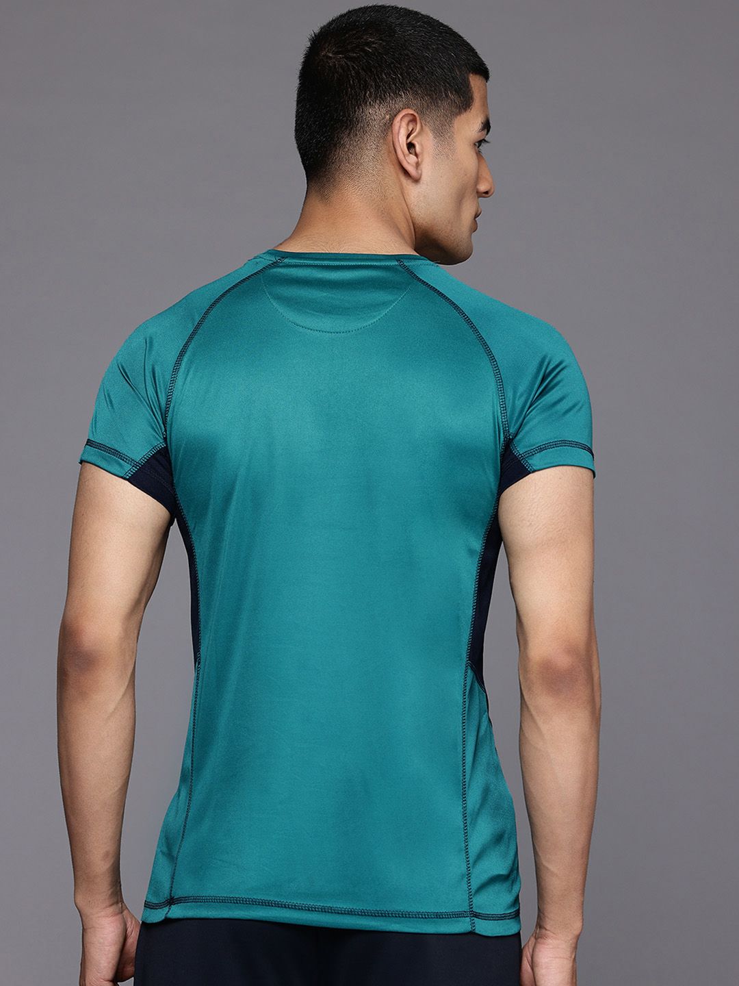 HRX by Hrithik Roshan Colourblocked Lifestyle T-shirt