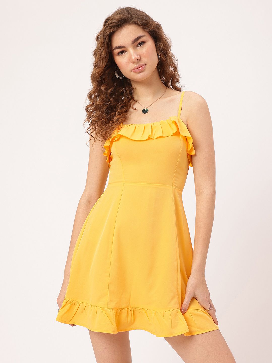 DressBerry Ruffled Romance A-Line Dress