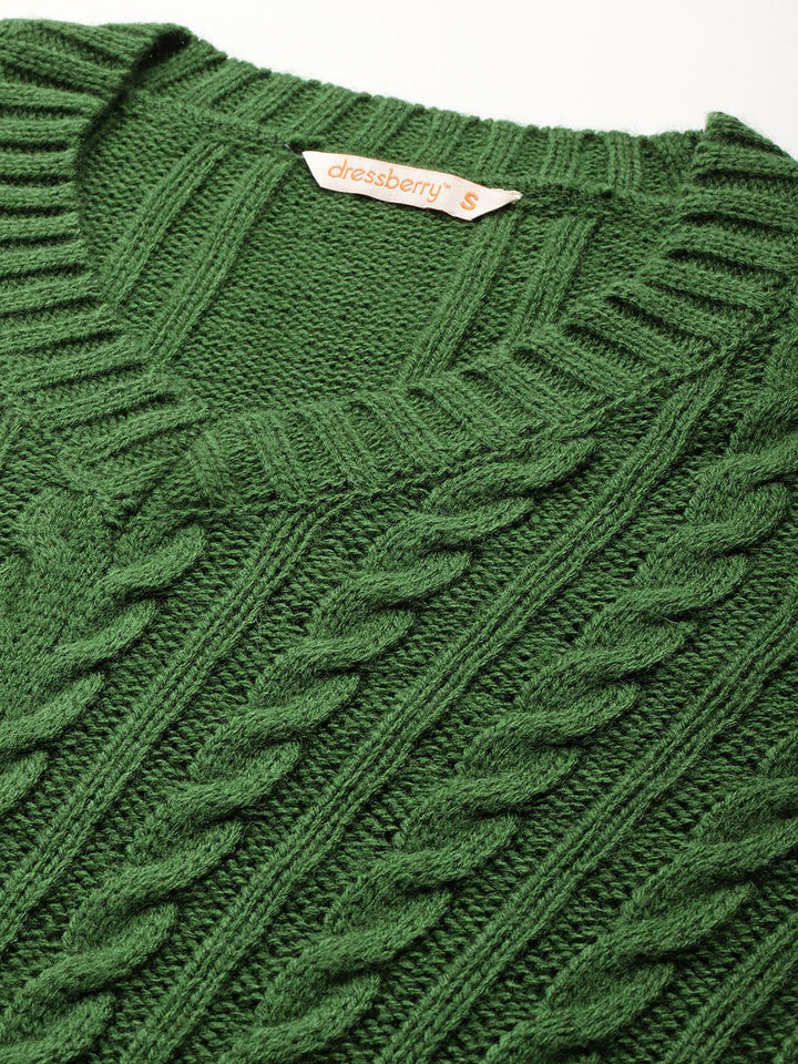 DressBerry Cable Knit Pullover