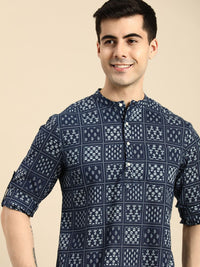 Anouk Men Floral Printed Floral Pure Cotton Kurta