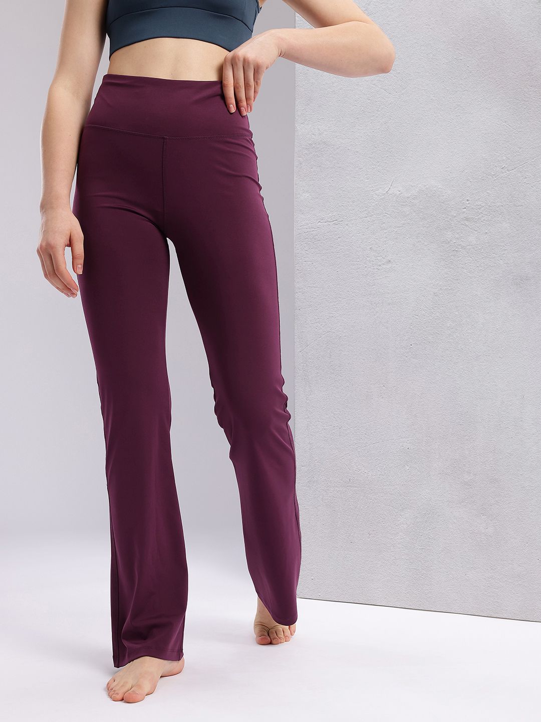 HRX by Hrithik Roshan Women Rapid-Dry Flared Yoga Tights