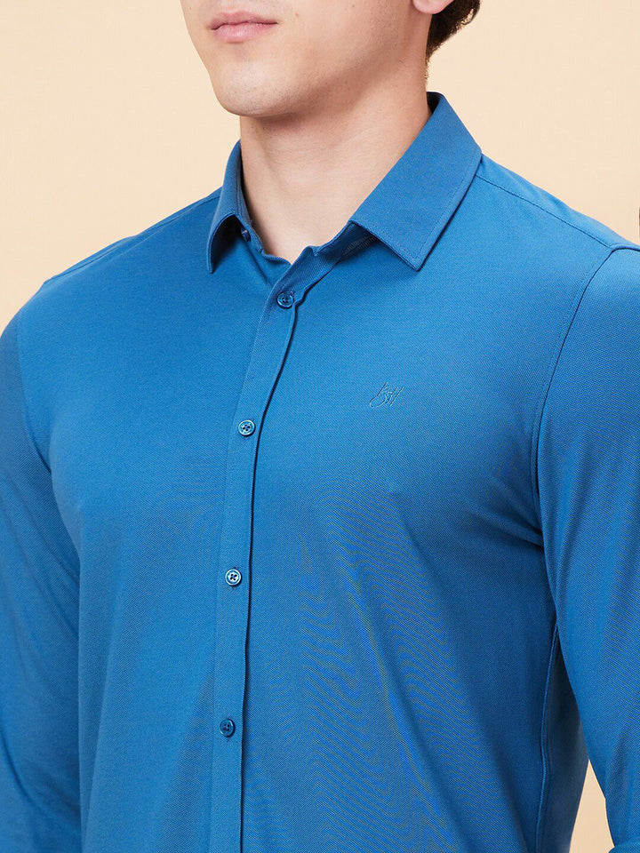 Being Human Spread Collar Slim Fit Casual Shirt