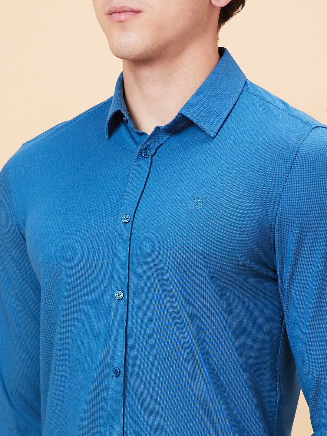 Being Human Spread Collar Slim Fit Casual Shirt