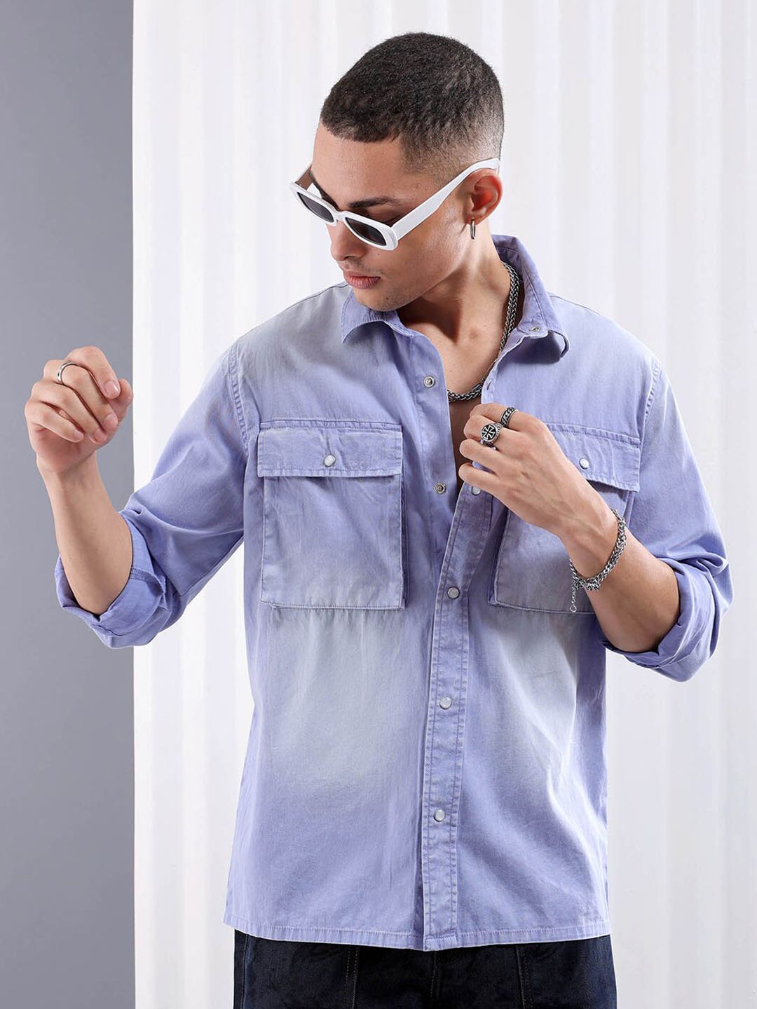 The Indian Garage Co Pure Cotton Casual Shirt