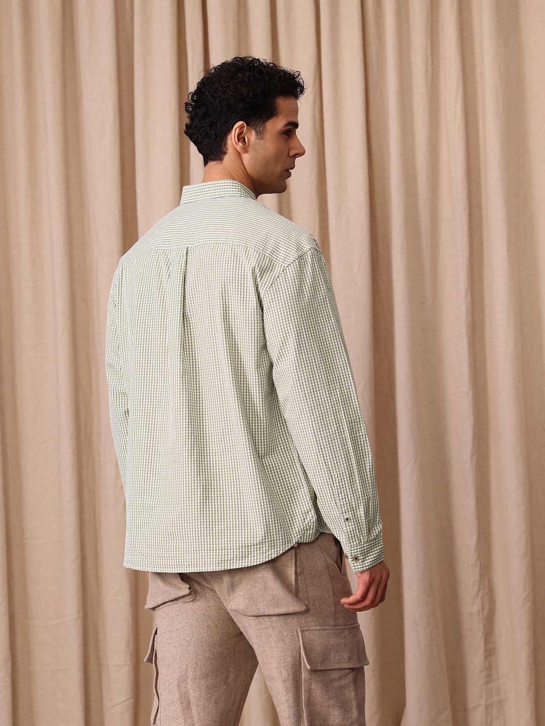 Mr Bowerbird Checked Pure Cotton Casual Shirt