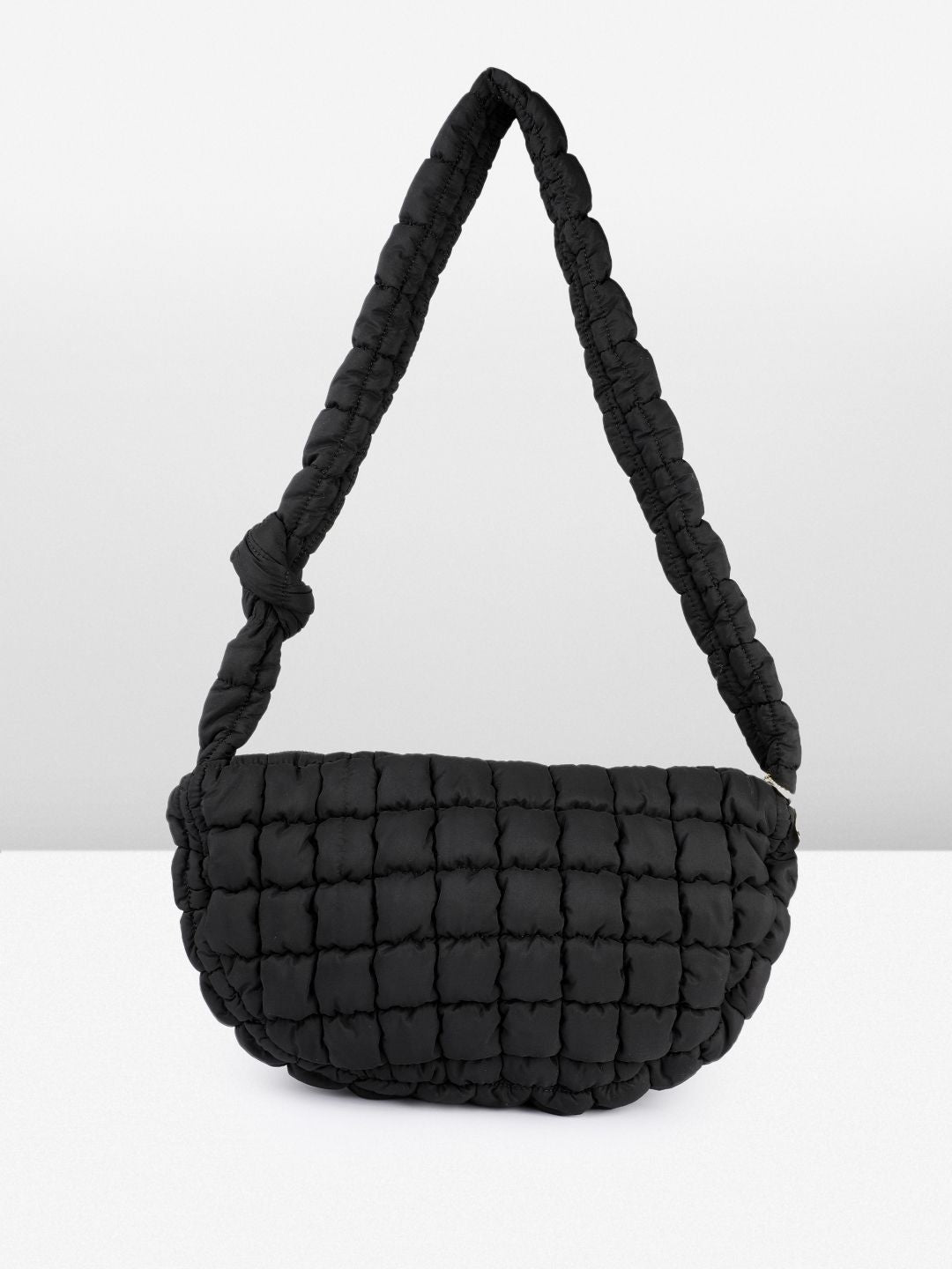 DressBerry Structured Shoulder Bag with Quilted