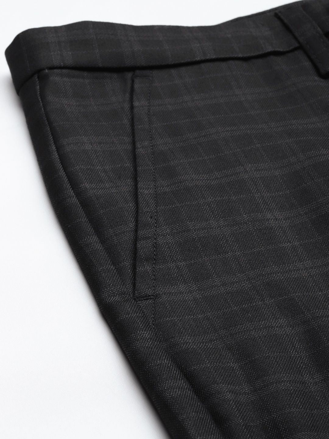 The Indian Garage Co Self Design Regular Fit Chinos Trousers