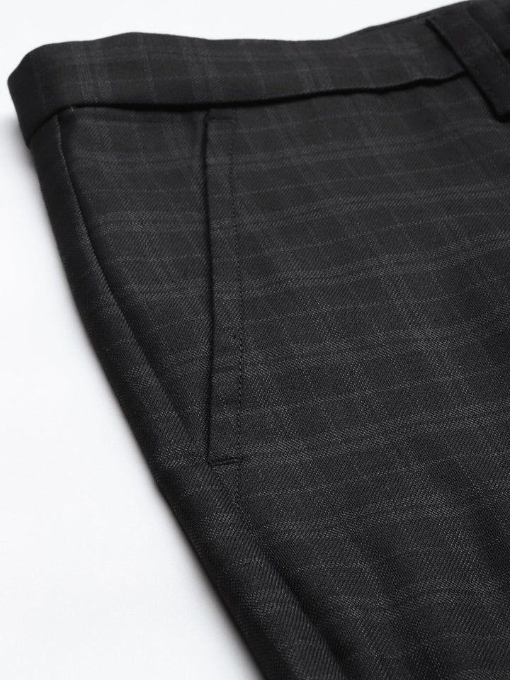 The Indian Garage Co Self Design Regular Fit Chinos Trousers