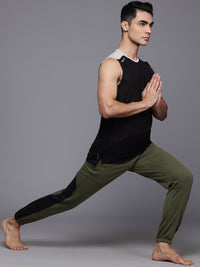 HRX by Hrithik Roshan Men Mid-Rise Regular Fit Yoga Joggers