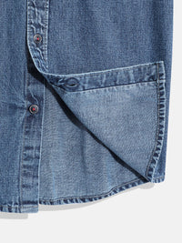 Monte Carlo Boys Solid Chambray Smart Fit Shirt