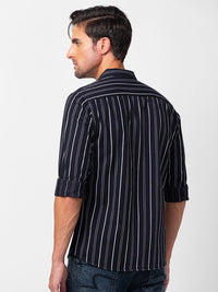 SPYKAR Men Classic Slim Fit Striped Cotton Casual Shirt