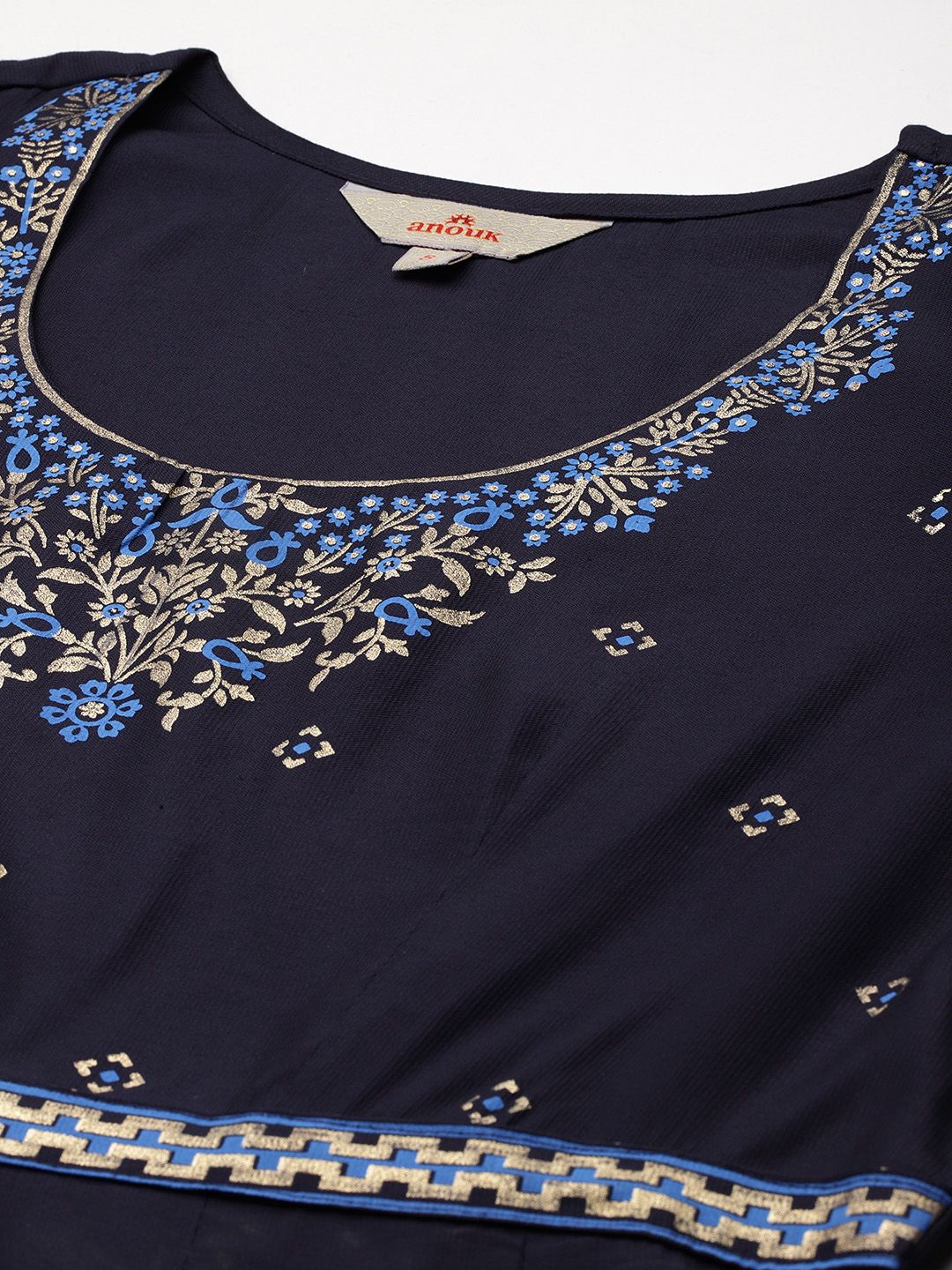 Anouk Tyohaar Collection Ethnic Motifs Print Anarkali Kurta