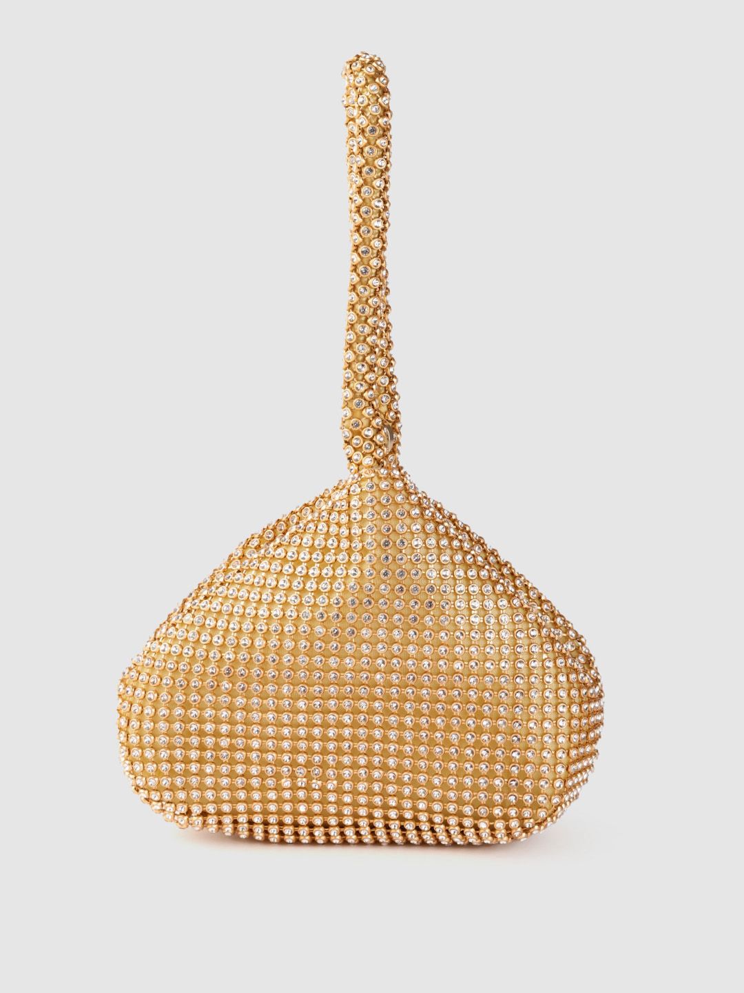 Lino Perros Gold-Toned Embellished Potli Clutch