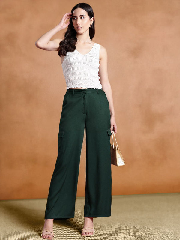 all about you Women Cargo Pockets Trousers