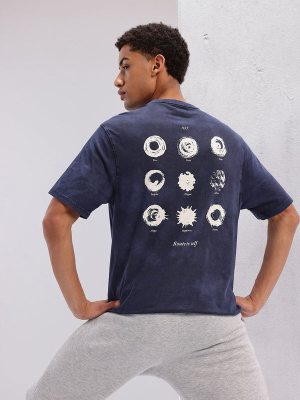 HRX by Hrithik Roshan Printed Pure Cotton Yoga T-shirt