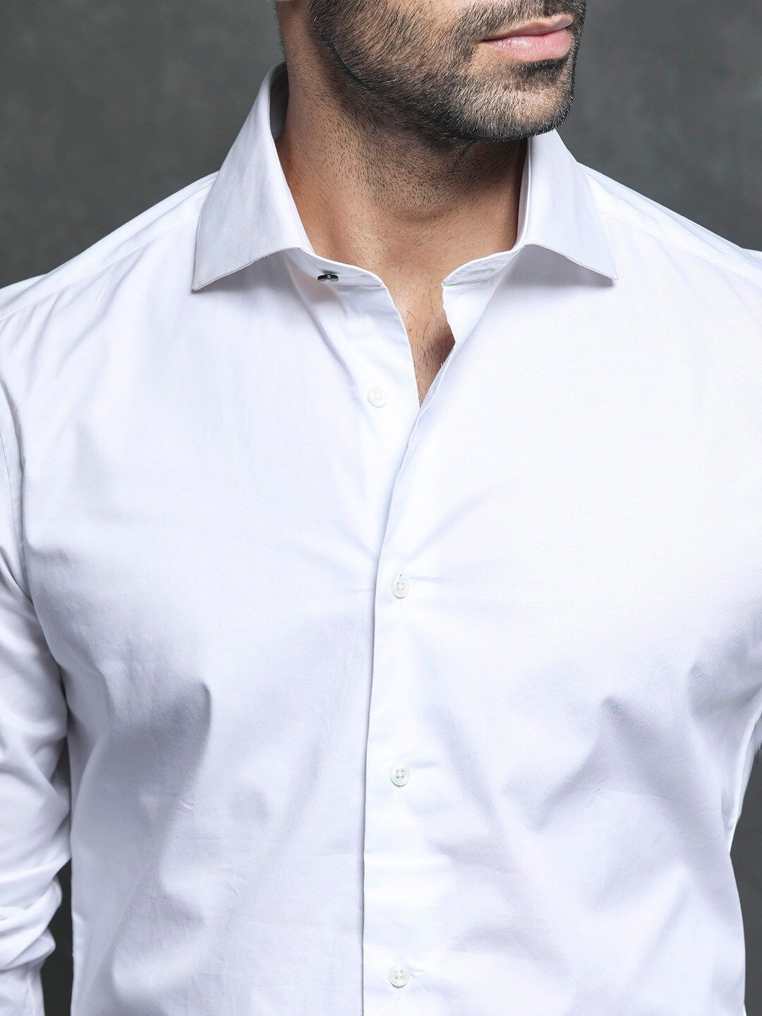 RARE RABBIT Men Ronas Slim Fit Cotton Formal Shirt