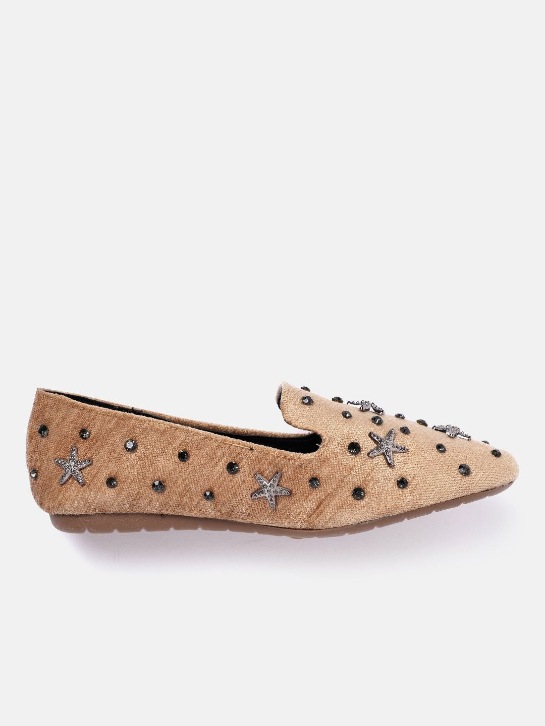 DressBerry Women Western Embellished Slip-On Shoes