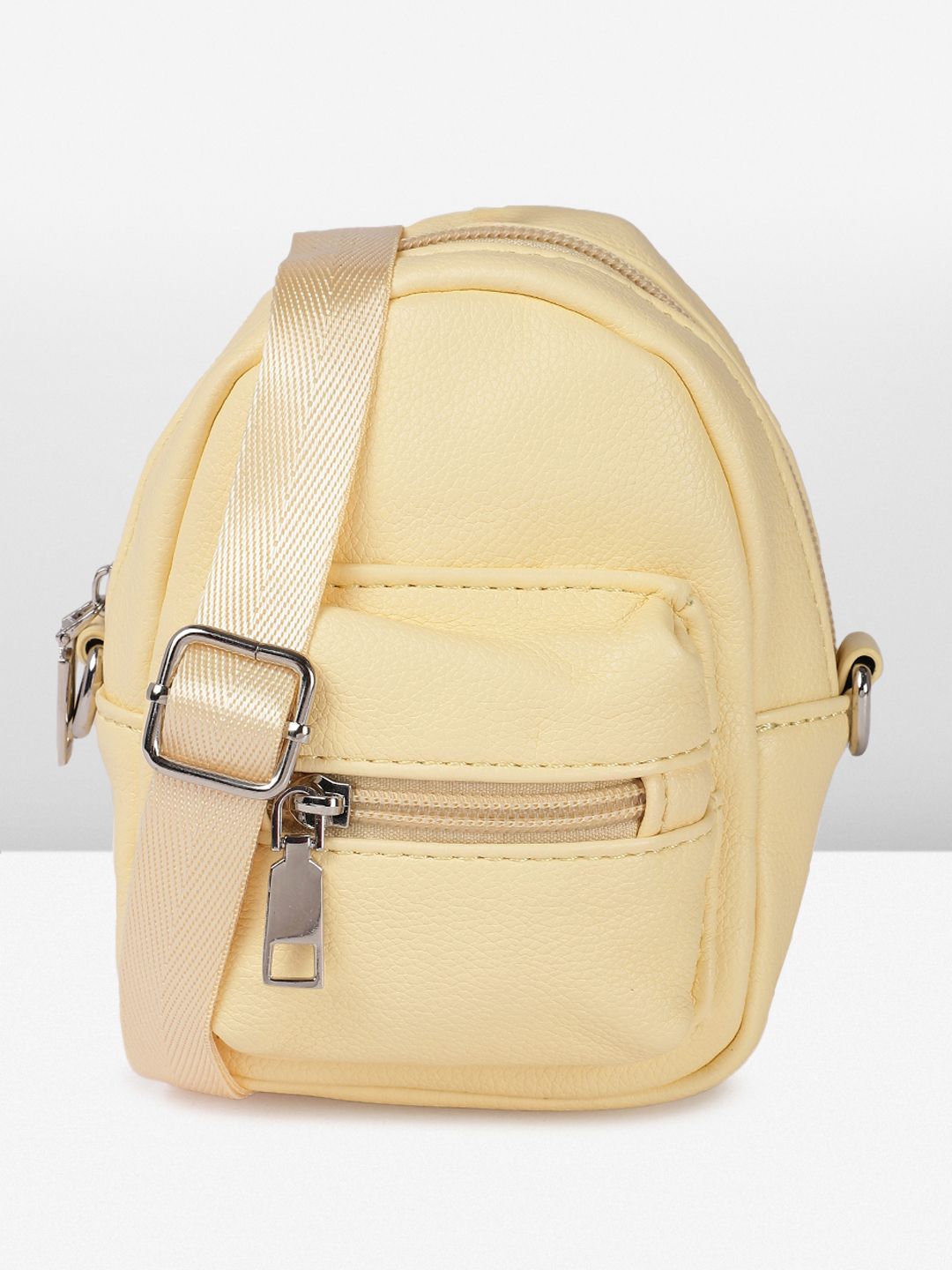 DressBerry Textured Structured Sling Bag
