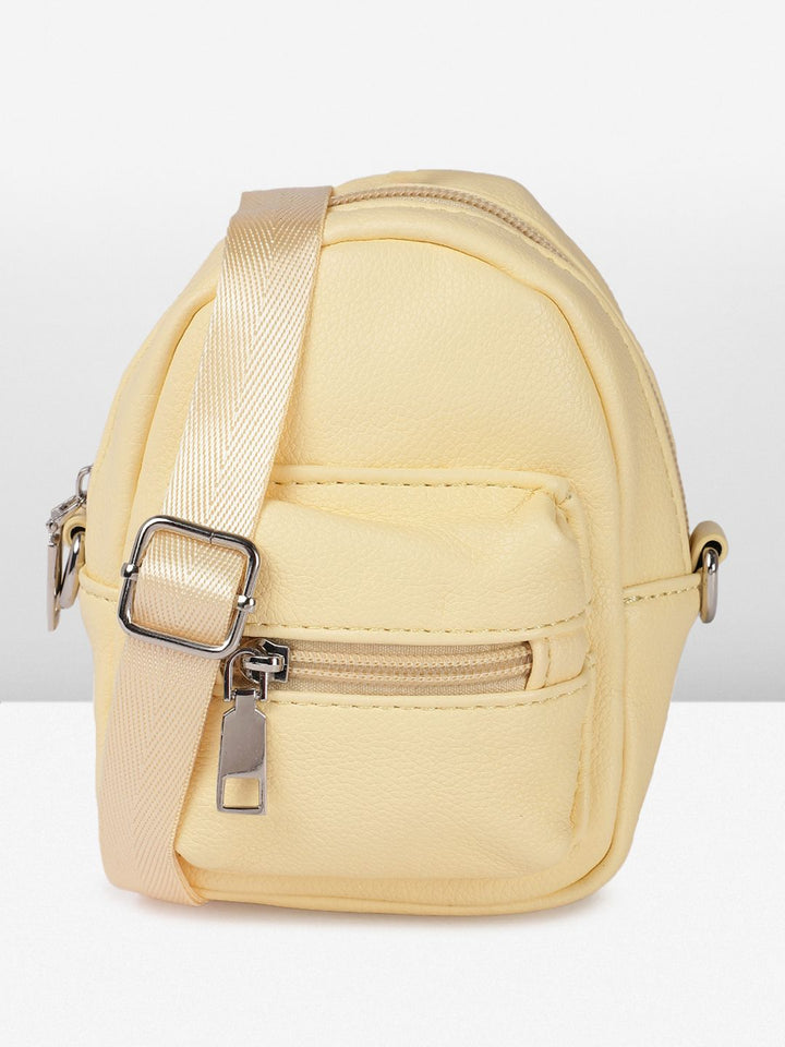DressBerry Textured Structured Sling Bag