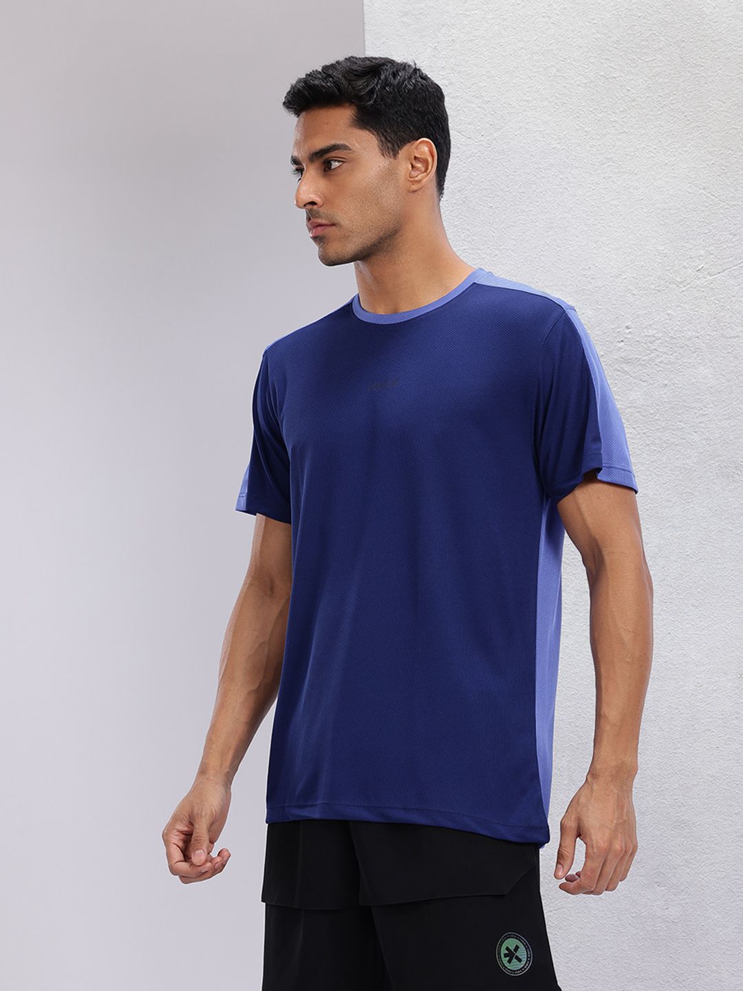 HRX by Hrithik Roshan Colourblocked Rapid-Dry Running T-shirt