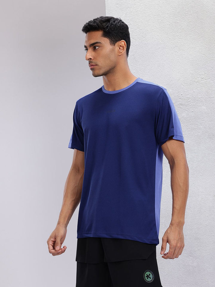 HRX by Hrithik Roshan Colourblocked Rapid-Dry Running T-shirt