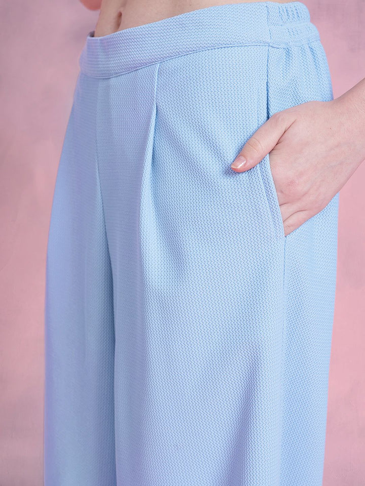 DressBerry Textured Pleated Co-Ords