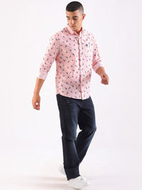 The Indian Garage Co Men Slim Fit Opaque Printed Casual Shirt