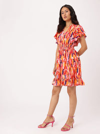 DressBerry Confetti Queen Smocked A-Line Dress
