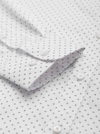 Raymond Slim Fit Geometric Printed Pure Cotton Formal Shirt