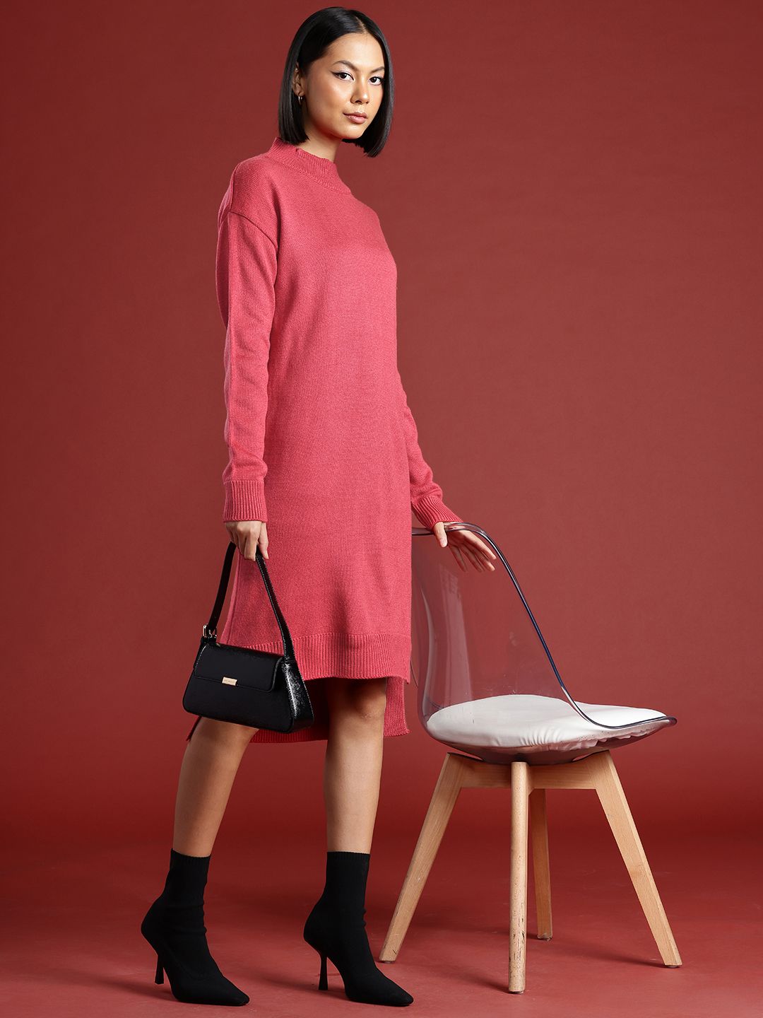 all about you Acrylic Jumper Midi Dress
