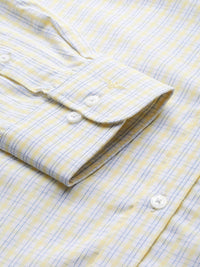 Park Avenue Men Pure Cotton Slim Fit Tartan Checked Formal Shirt