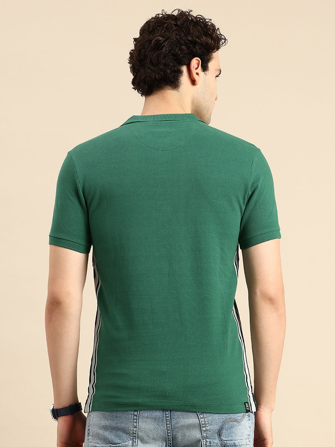 Being Human Polo Collar Pure Cotton T-shirt