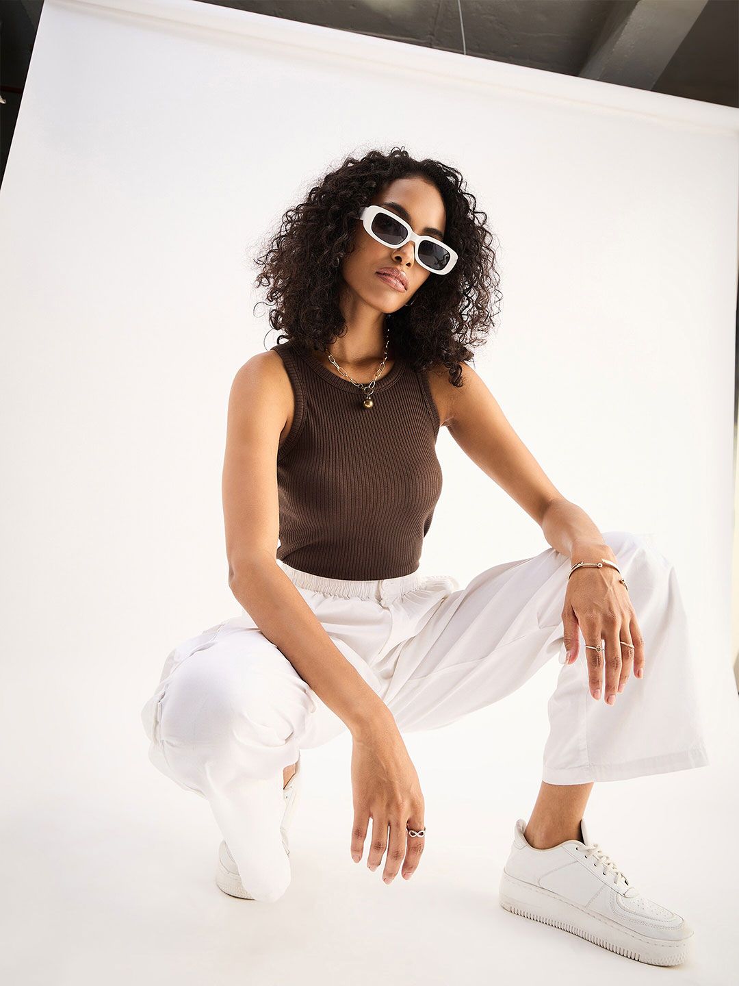 SASSAFRAS BASICS Round Neck Cotton Top