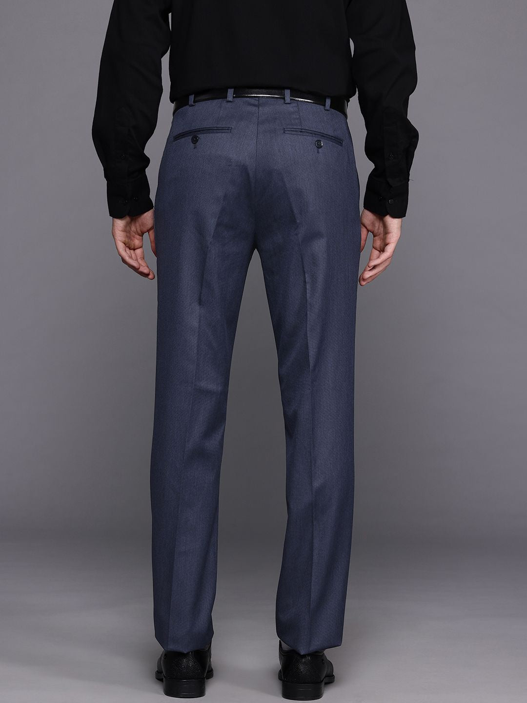 Raymond Men Mid-Rise Contemporary Fit Formal Trousers