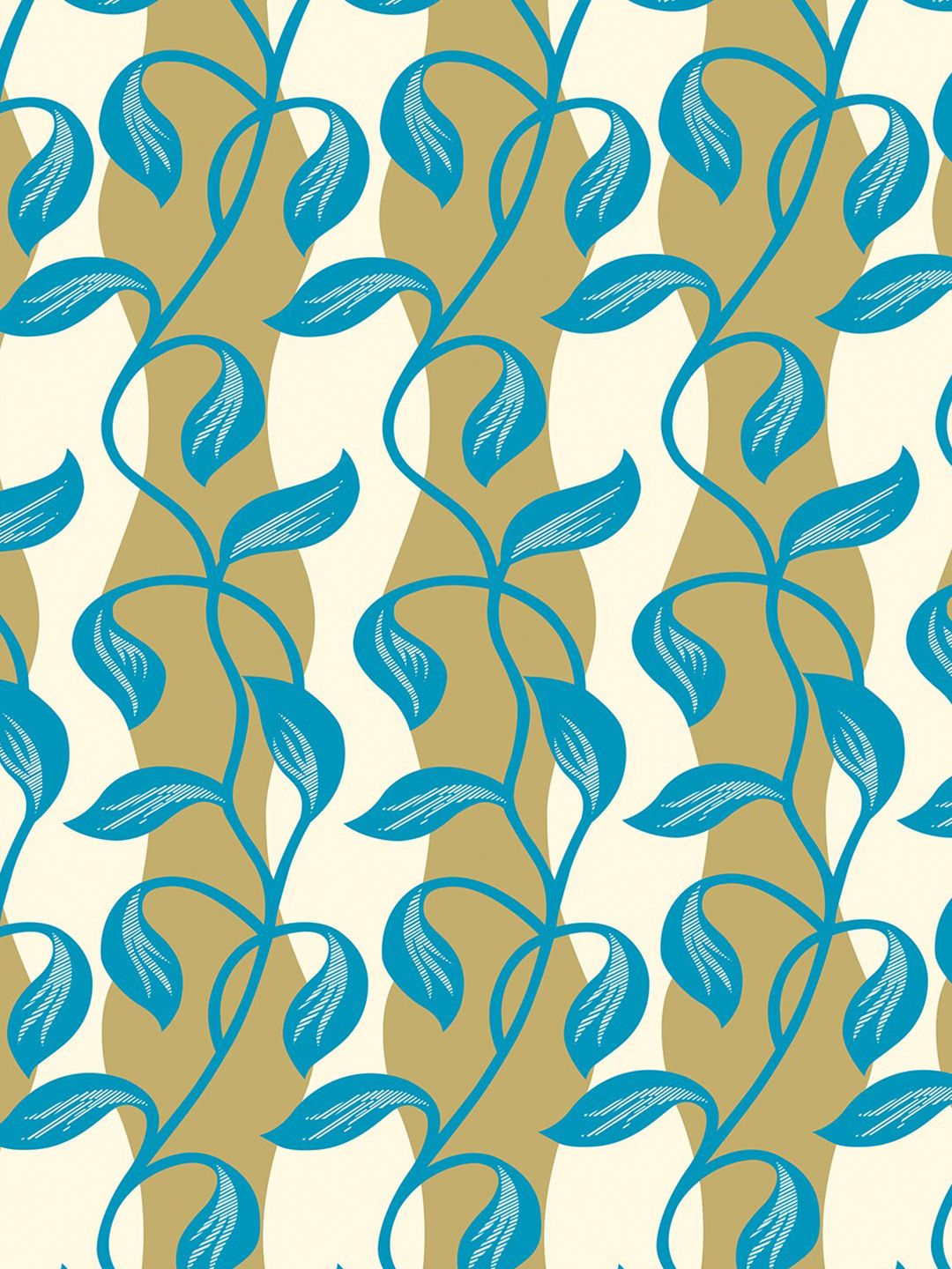 Story@home Nature Blue & Green 2 Pieces Ethnic Motifs Printed Window Curtains