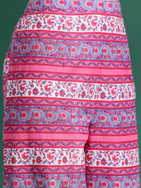 Indo Era Floral Printed Pure Cotton Kurta With Palazzos & Dupatta
