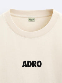 ADRO Lelaki Baju T-Shirt Bersaiz Besar Kapas Lengan Jatuh Bercetak Grafik