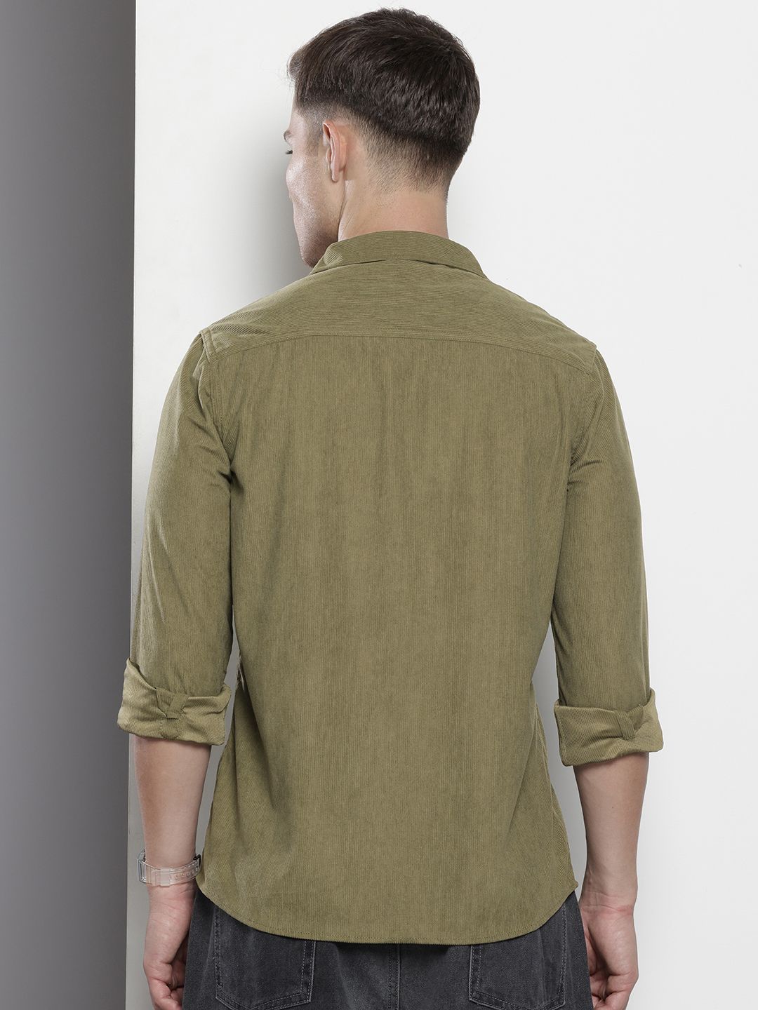 The Indian Garage Co Corduroy Casual Shirt