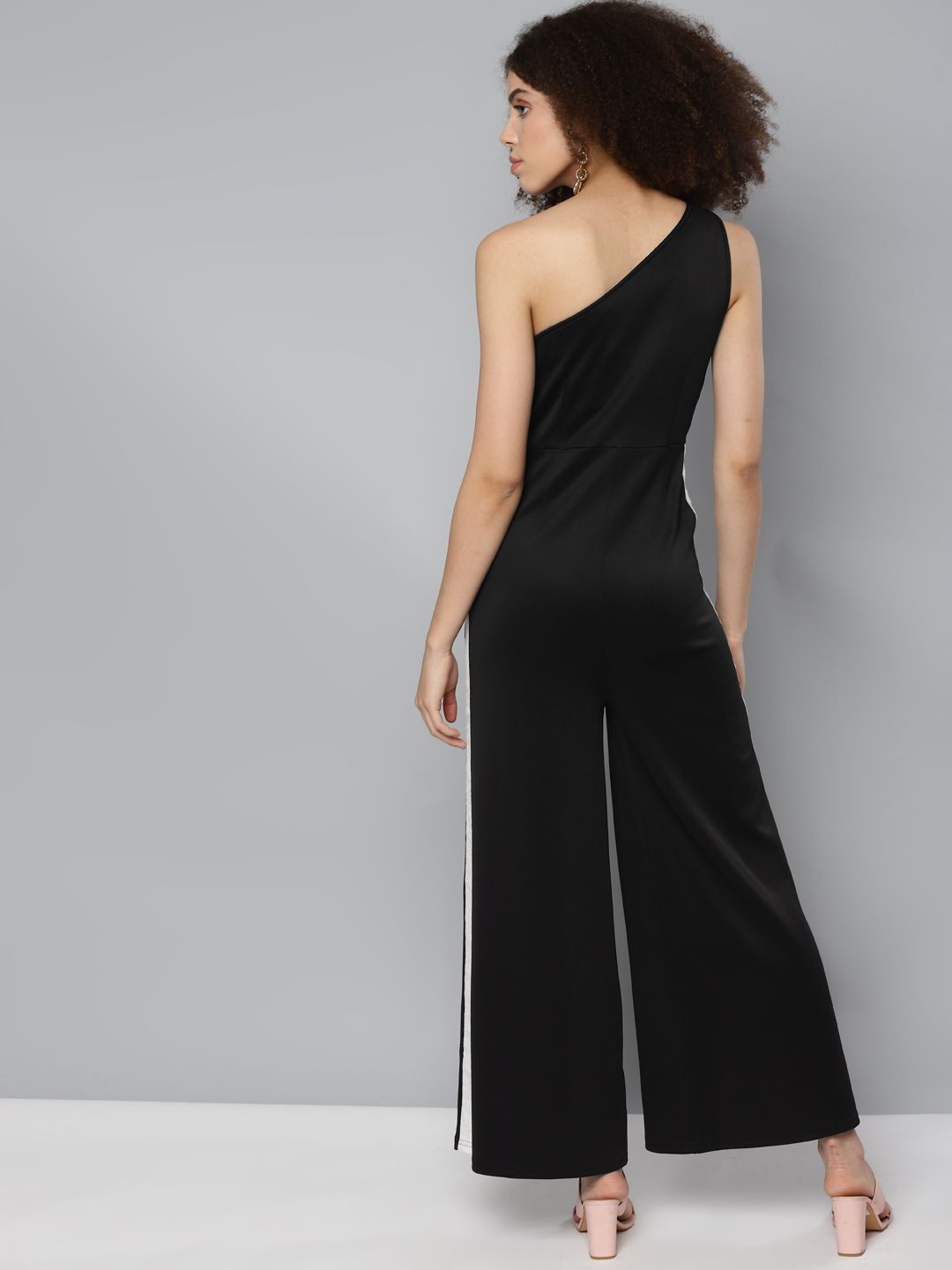 SASSAFRAS Women Black Basic Jumpsuit