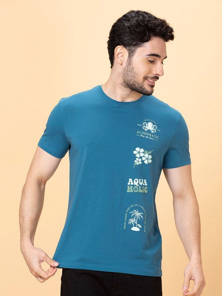Being Human Printed Cotton Casual T-shirt