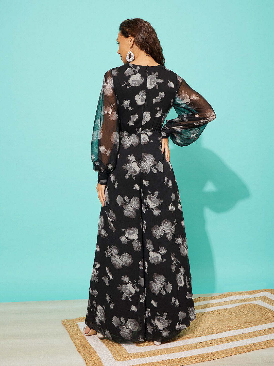 QUIERO Printed Basic Jumpsuit
