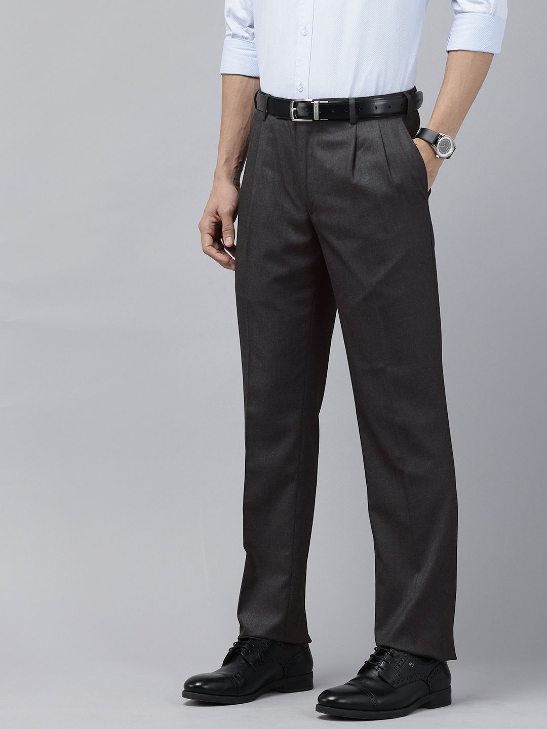 Park Avenue Men Comfort Fit Formal Trousers