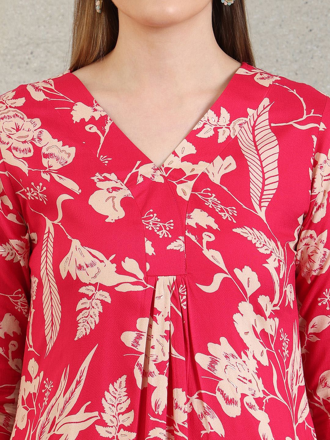KALINI Women Floral Printed Regular Kurta with Palazzos