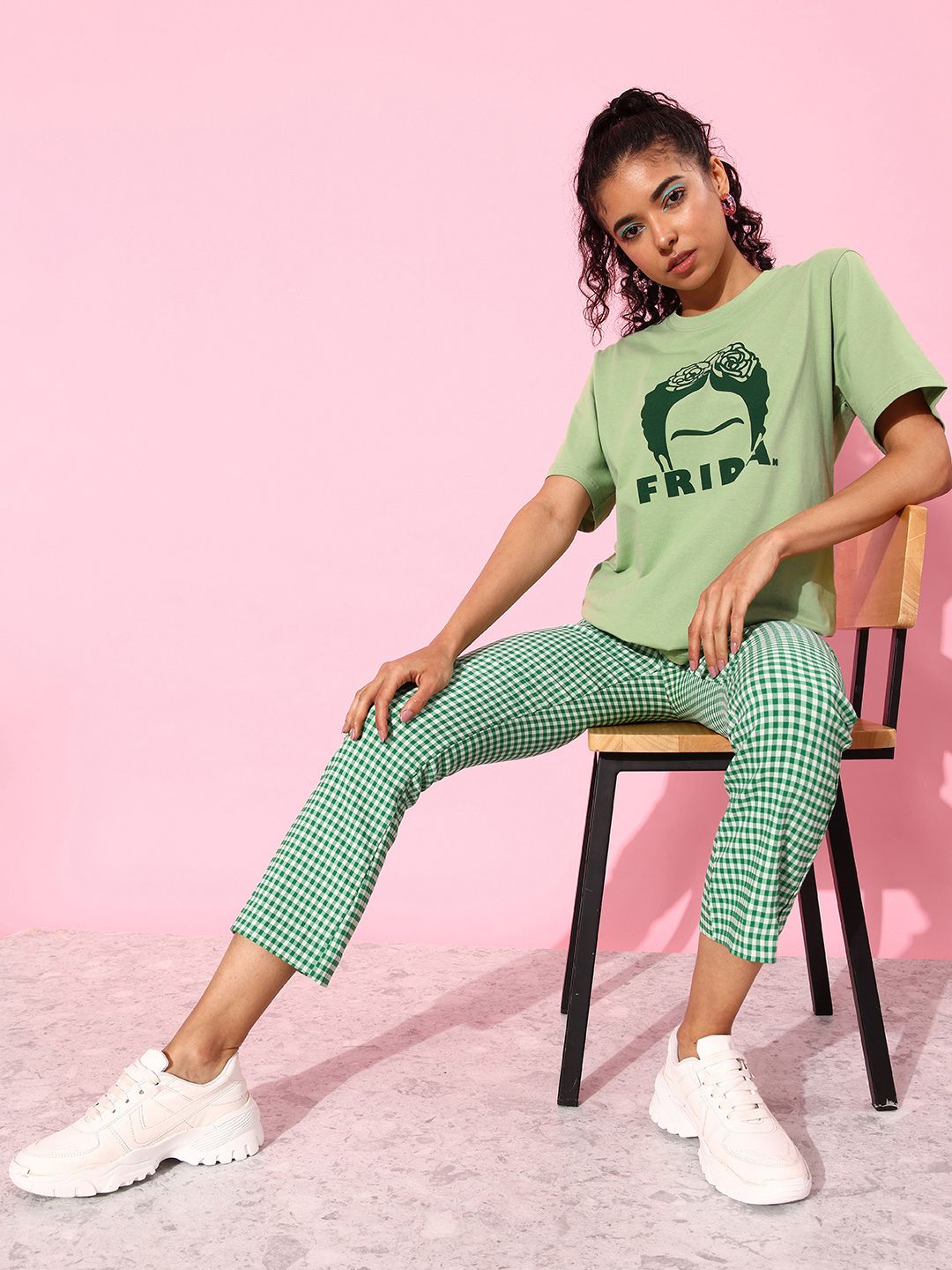 DILLINGER Women Graphic Printed Oversized T-shirt