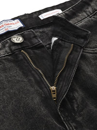 The Indian Garage Co Men Pure Cotton Vintage Straight Fit Light Fade Jeans