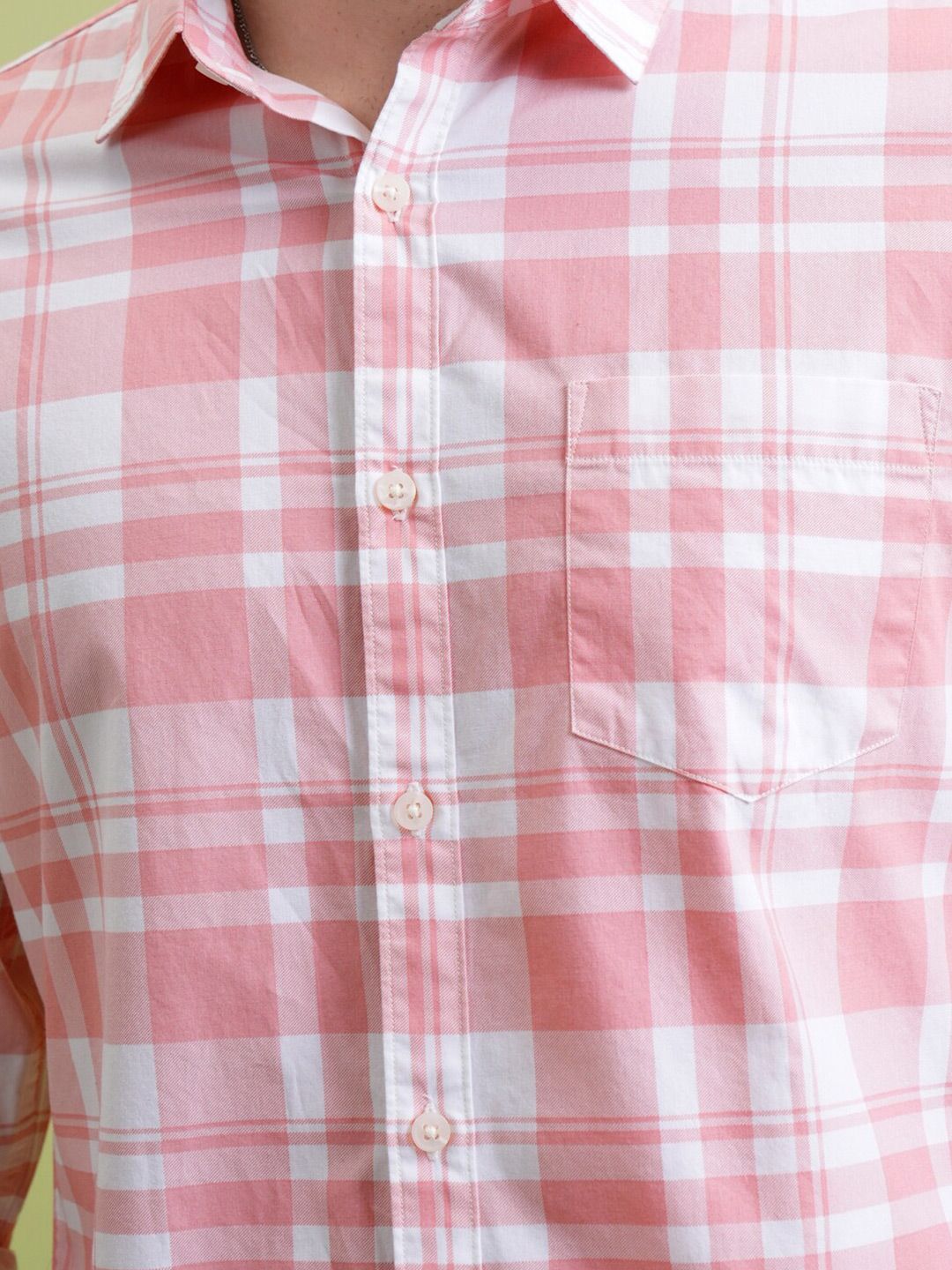 Highlander Men Checked Slim Fit Shirt