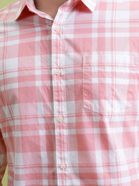 Highlander Men Checked Slim Fit Shirt